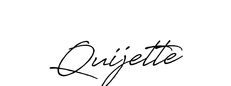 Antro_Vectra_Bolder is a professional signature style that is perfect for those who want to add a touch of class to their signature. It is also a great choice for those who want to make their signature more unique. Get Quijette name to fancy signature for free. Quijette signature style 7 images and pictures png