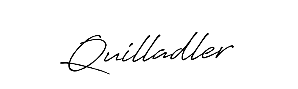 Once you've used our free online signature maker to create your best signature Antro_Vectra_Bolder style, it's time to enjoy all of the benefits that Quilladler name signing documents. Quilladler signature style 7 images and pictures png