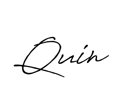 Also You can easily find your signature by using the search form. We will create Quin name handwritten signature images for you free of cost using Antro_Vectra_Bolder sign style. Quin signature style 7 images and pictures png