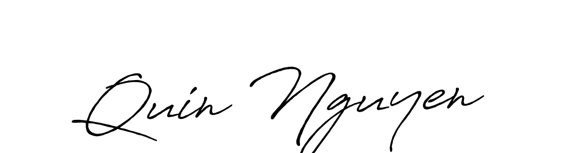 Use a signature maker to create a handwritten signature online. With this signature software, you can design (Antro_Vectra_Bolder) your own signature for name Quin Nguyen. Quin Nguyen signature style 7 images and pictures png