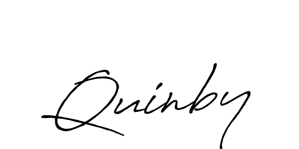 Best and Professional Signature Style for Quinby. Antro_Vectra_Bolder Best Signature Style Collection. Quinby signature style 7 images and pictures png