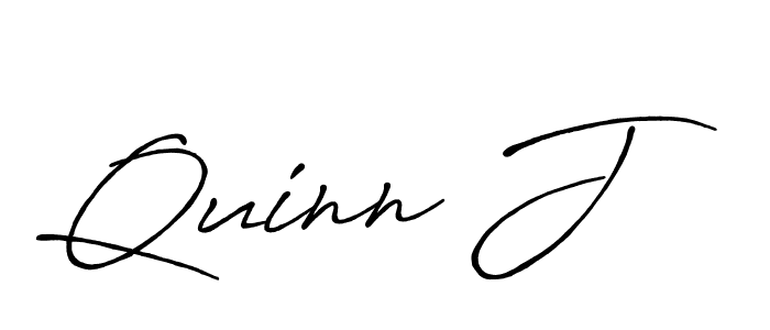 How to Draw Quinn J signature style? Antro_Vectra_Bolder is a latest design signature styles for name Quinn J. Quinn J signature style 7 images and pictures png