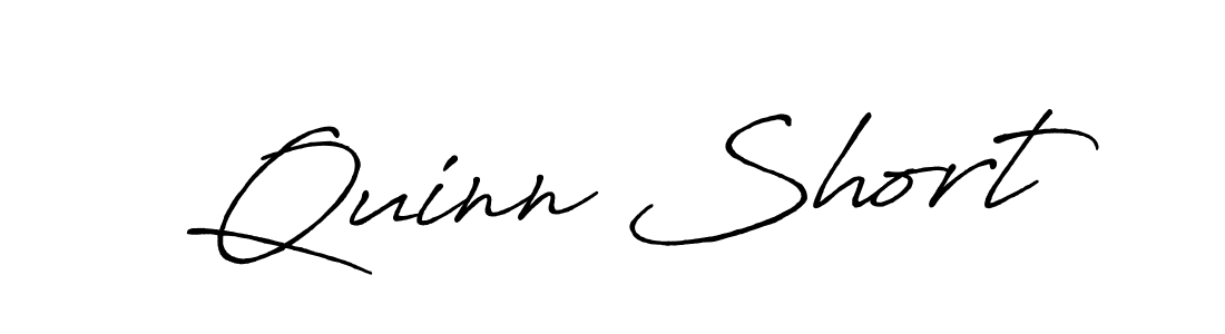 Once you've used our free online signature maker to create your best signature Antro_Vectra_Bolder style, it's time to enjoy all of the benefits that Quinn Short name signing documents. Quinn Short signature style 7 images and pictures png