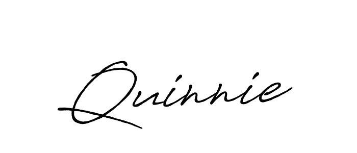 How to make Quinnie signature? Antro_Vectra_Bolder is a professional autograph style. Create handwritten signature for Quinnie name. Quinnie signature style 7 images and pictures png