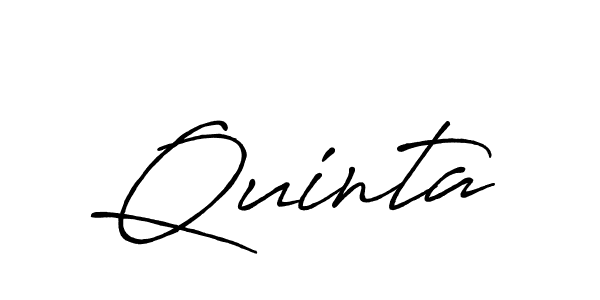 Antro_Vectra_Bolder is a professional signature style that is perfect for those who want to add a touch of class to their signature. It is also a great choice for those who want to make their signature more unique. Get Quinta name to fancy signature for free. Quinta signature style 7 images and pictures png