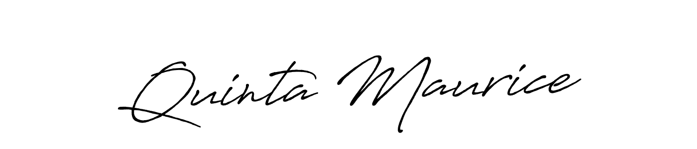 This is the best signature style for the Quinta Maurice name. Also you like these signature font (Antro_Vectra_Bolder). Mix name signature. Quinta Maurice signature style 7 images and pictures png