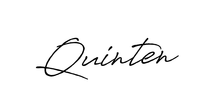 Also we have Quinten name is the best signature style. Create professional handwritten signature collection using Antro_Vectra_Bolder autograph style. Quinten signature style 7 images and pictures png
