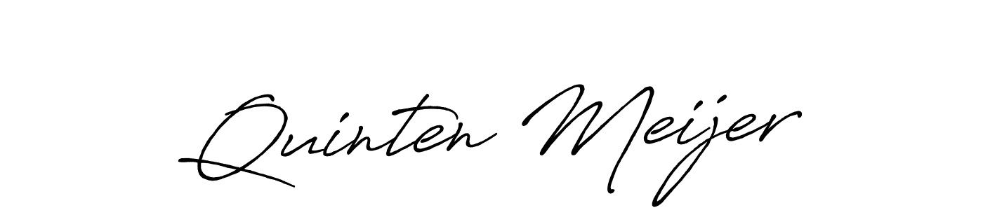 Make a short Quinten Meijer signature style. Manage your documents anywhere anytime using Antro_Vectra_Bolder. Create and add eSignatures, submit forms, share and send files easily. Quinten Meijer signature style 7 images and pictures png