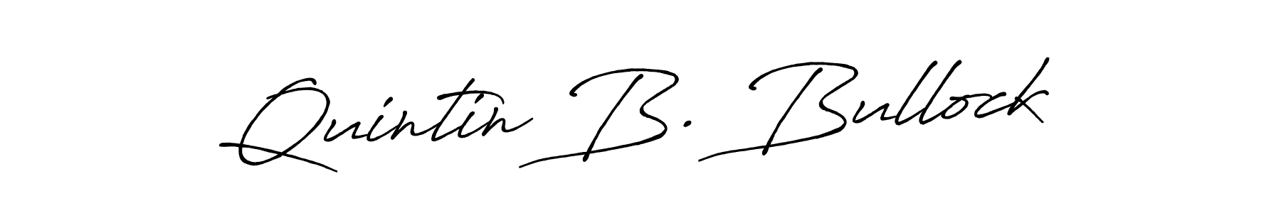 Check out images of Autograph of Quintin B. Bullock name. Actor Quintin B. Bullock Signature Style. Antro_Vectra_Bolder is a professional sign style online. Quintin B. Bullock signature style 7 images and pictures png