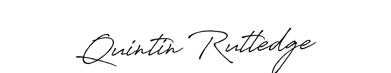 Quintin Rutledge stylish signature style. Best Handwritten Sign (Antro_Vectra_Bolder) for my name. Handwritten Signature Collection Ideas for my name Quintin Rutledge. Quintin Rutledge signature style 7 images and pictures png