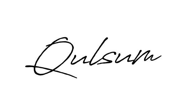 It looks lik you need a new signature style for name Qulsum. Design unique handwritten (Antro_Vectra_Bolder) signature with our free signature maker in just a few clicks. Qulsum signature style 7 images and pictures png