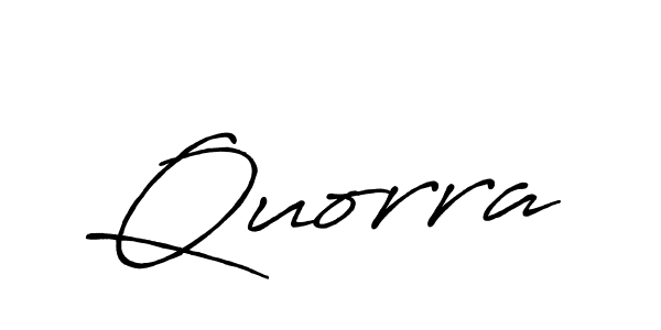 Also You can easily find your signature by using the search form. We will create Quorra name handwritten signature images for you free of cost using Antro_Vectra_Bolder sign style. Quorra signature style 7 images and pictures png