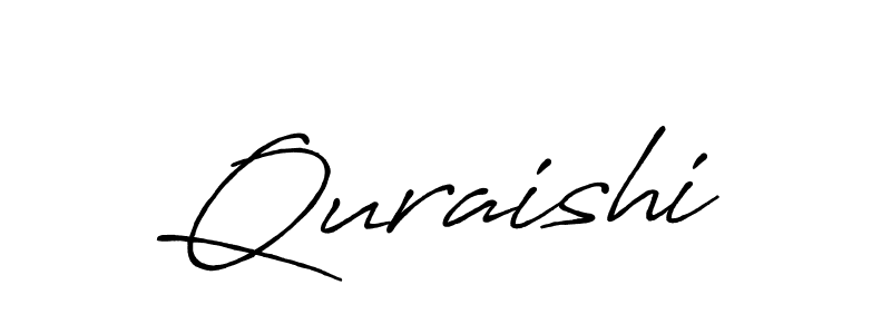 Design your own signature with our free online signature maker. With this signature software, you can create a handwritten (Antro_Vectra_Bolder) signature for name Quraishi. Quraishi signature style 7 images and pictures png