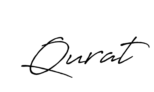 How to make Qurat signature? Antro_Vectra_Bolder is a professional autograph style. Create handwritten signature for Qurat name. Qurat signature style 7 images and pictures png