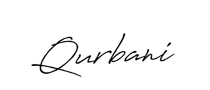 Use a signature maker to create a handwritten signature online. With this signature software, you can design (Antro_Vectra_Bolder) your own signature for name Qurbani. Qurbani signature style 7 images and pictures png