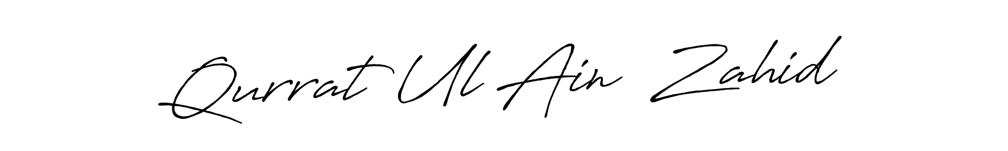 You should practise on your own different ways (Antro_Vectra_Bolder) to write your name (Qurrat Ul Ain  Zahid) in signature. don't let someone else do it for you. Qurrat Ul Ain  Zahid signature style 7 images and pictures png