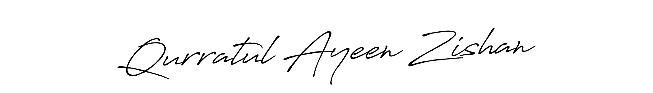 Similarly Antro_Vectra_Bolder is the best handwritten signature design. Signature creator online .You can use it as an online autograph creator for name Qurratul Ayeen Zishan. Qurratul Ayeen Zishan signature style 7 images and pictures png