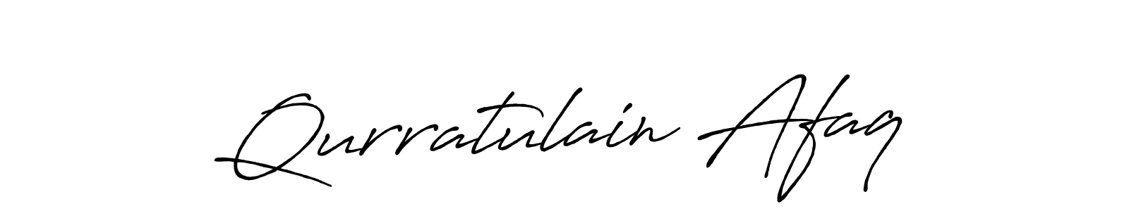 Also You can easily find your signature by using the search form. We will create Qurratulain Afaq name handwritten signature images for you free of cost using Antro_Vectra_Bolder sign style. Qurratulain Afaq signature style 7 images and pictures png
