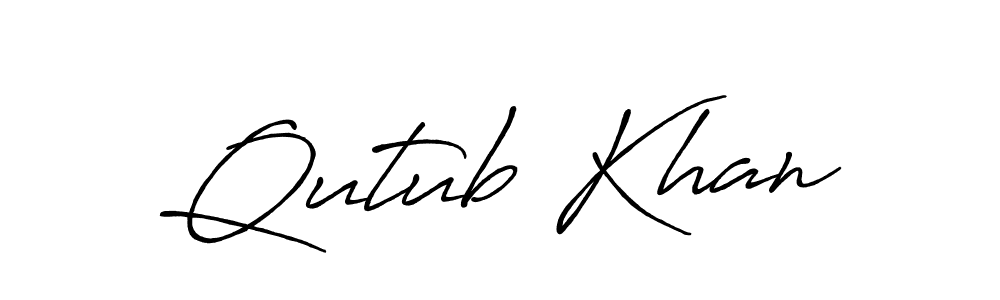 Also You can easily find your signature by using the search form. We will create Qutub Khan name handwritten signature images for you free of cost using Antro_Vectra_Bolder sign style. Qutub Khan signature style 7 images and pictures png