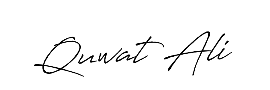 Quwat Ali stylish signature style. Best Handwritten Sign (Antro_Vectra_Bolder) for my name. Handwritten Signature Collection Ideas for my name Quwat Ali. Quwat Ali signature style 7 images and pictures png