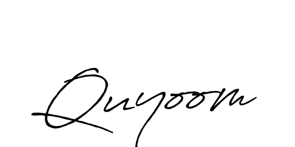 Also You can easily find your signature by using the search form. We will create Quyoom name handwritten signature images for you free of cost using Antro_Vectra_Bolder sign style. Quyoom signature style 7 images and pictures png