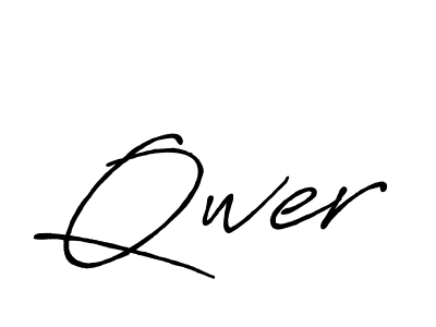 Also we have Qwer name is the best signature style. Create professional handwritten signature collection using Antro_Vectra_Bolder autograph style. Qwer signature style 7 images and pictures png