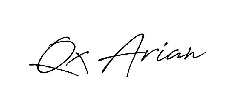 Also You can easily find your signature by using the search form. We will create Qx Arian name handwritten signature images for you free of cost using Antro_Vectra_Bolder sign style. Qx Arian signature style 7 images and pictures png
