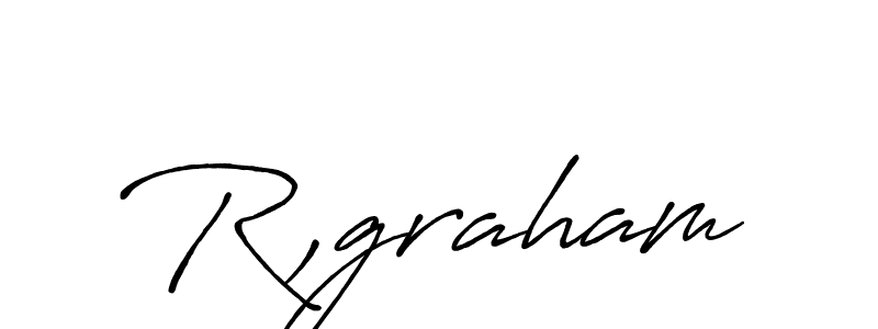 The best way (Antro_Vectra_Bolder) to make a short signature is to pick only two or three words in your name. The name R,graham include a total of six letters. For converting this name. R,graham signature style 7 images and pictures png