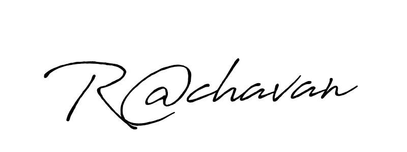 Make a beautiful signature design for name R@chavan. With this signature (Antro_Vectra_Bolder) style, you can create a handwritten signature for free. R@chavan signature style 7 images and pictures png