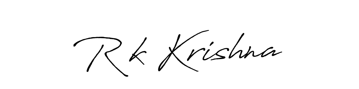 How to make R²k Krishna name signature. Use Antro_Vectra_Bolder style for creating short signs online. This is the latest handwritten sign. R²k Krishna signature style 7 images and pictures png