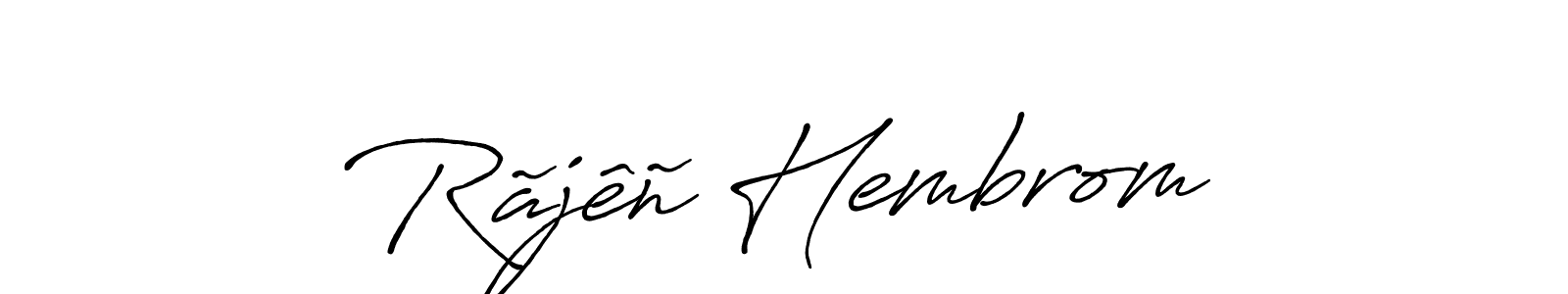 How to Draw Rãjêñ Hembrom signature style? Antro_Vectra_Bolder is a latest design signature styles for name Rãjêñ Hembrom. Rãjêñ Hembrom signature style 7 images and pictures png