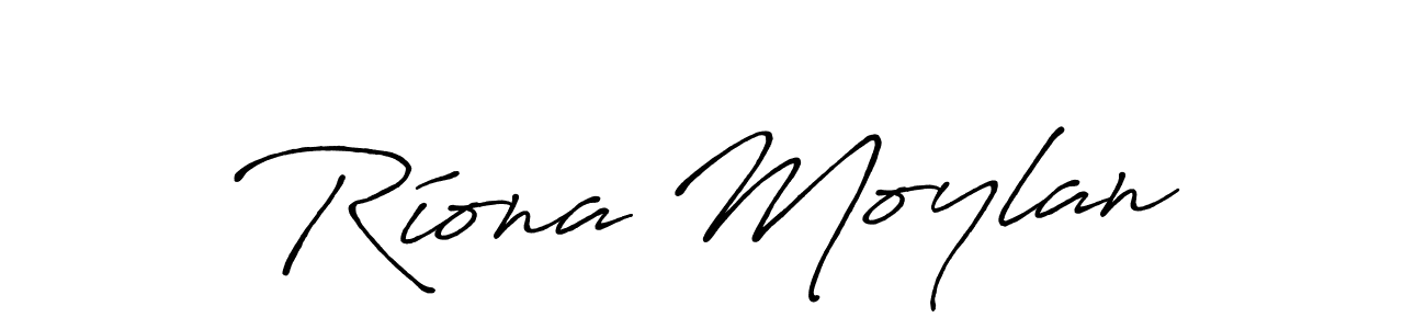 You should practise on your own different ways (Antro_Vectra_Bolder) to write your name (Ríona Moylan) in signature. don't let someone else do it for you. Ríona Moylan signature style 7 images and pictures png