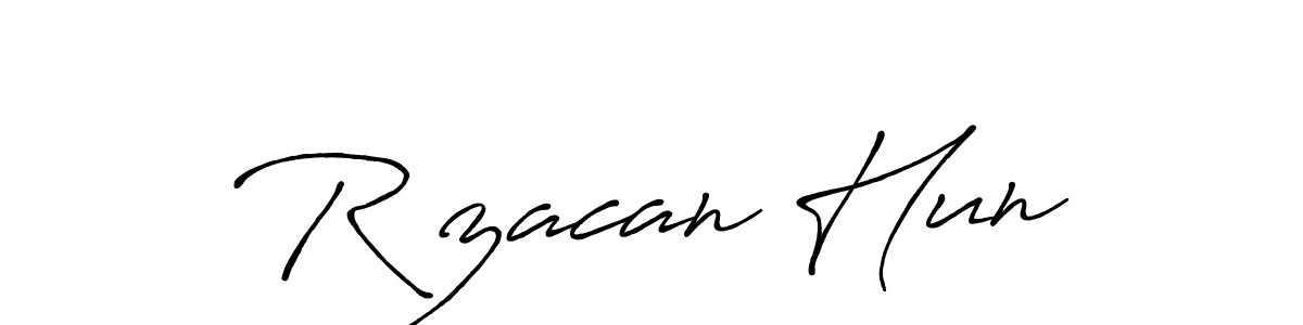 This is the best signature style for the Rızacan Hun name. Also you like these signature font (Antro_Vectra_Bolder). Mix name signature. Rızacan Hun signature style 7 images and pictures png