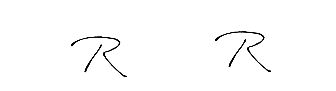 Use a signature maker to create a handwritten signature online. With this signature software, you can design (Antro_Vectra_Bolder) your own signature for name R         R. R         R signature style 7 images and pictures png