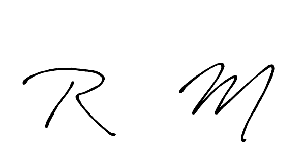 Antro_Vectra_Bolder is a professional signature style that is perfect for those who want to add a touch of class to their signature. It is also a great choice for those who want to make their signature more unique. Get R    M name to fancy signature for free. R    M signature style 7 images and pictures png