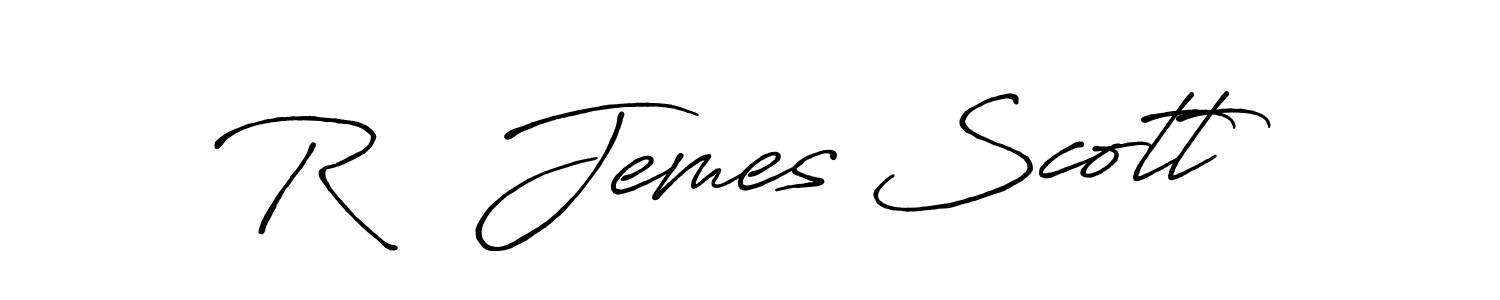 Make a short R   Jemes Scott signature style. Manage your documents anywhere anytime using Antro_Vectra_Bolder. Create and add eSignatures, submit forms, share and send files easily. R   Jemes Scott signature style 7 images and pictures png