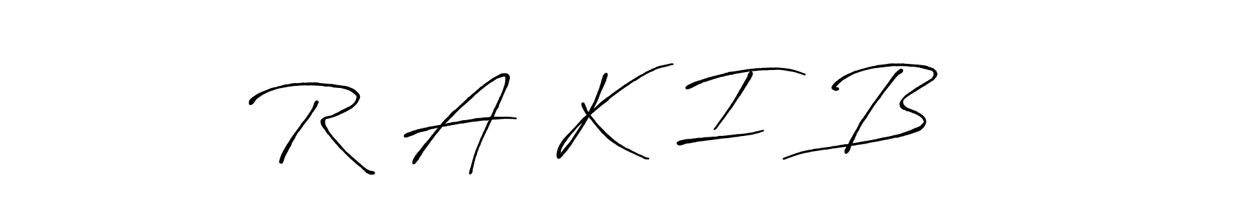 Similarly Antro_Vectra_Bolder is the best handwritten signature design. Signature creator online .You can use it as an online autograph creator for name R  A  K  I  B  シ. R  A  K  I  B  シ signature style 7 images and pictures png