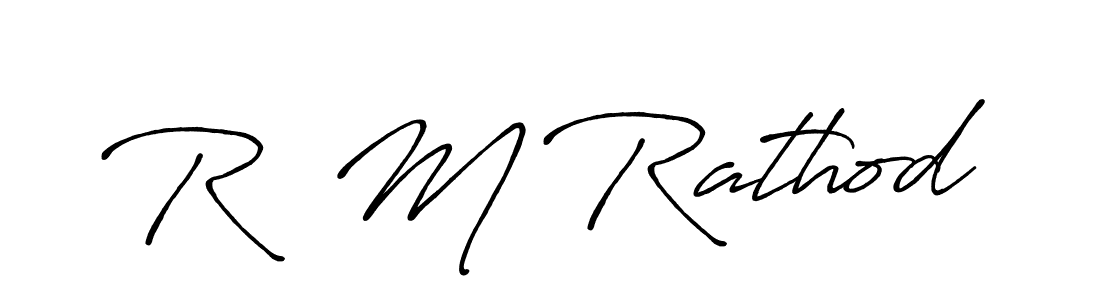 Once you've used our free online signature maker to create your best signature Antro_Vectra_Bolder style, it's time to enjoy all of the benefits that R  M Rathod name signing documents. R  M Rathod signature style 7 images and pictures png