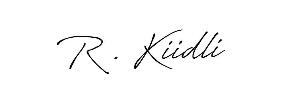 It looks lik you need a new signature style for name R . Kiidli. Design unique handwritten (Antro_Vectra_Bolder) signature with our free signature maker in just a few clicks. R . Kiidli signature style 7 images and pictures png