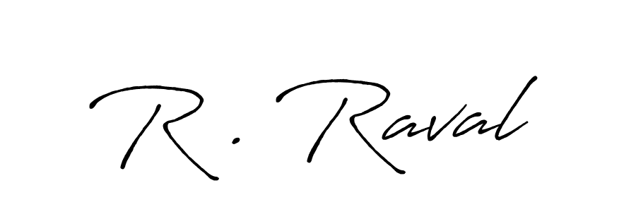 Use a signature maker to create a handwritten signature online. With this signature software, you can design (Antro_Vectra_Bolder) your own signature for name R . Raval. R . Raval signature style 7 images and pictures png