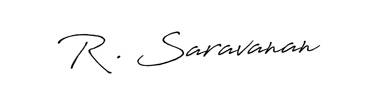 Also we have R . Saravanan name is the best signature style. Create professional handwritten signature collection using Antro_Vectra_Bolder autograph style. R . Saravanan signature style 7 images and pictures png