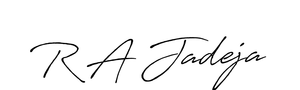 Here are the top 10 professional signature styles for the name R A Jadeja. These are the best autograph styles you can use for your name. R A Jadeja signature style 7 images and pictures png