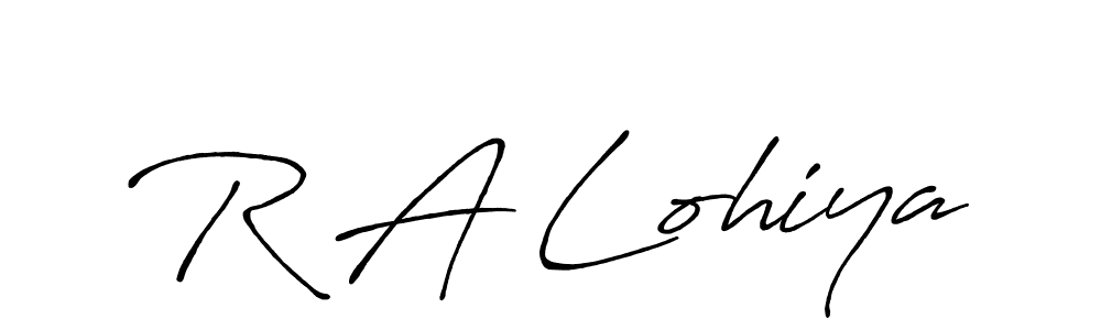 It looks lik you need a new signature style for name R A Lohiya. Design unique handwritten (Antro_Vectra_Bolder) signature with our free signature maker in just a few clicks. R A Lohiya signature style 7 images and pictures png
