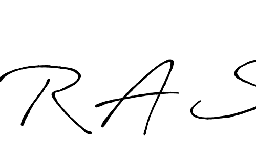 R A S stylish signature style. Best Handwritten Sign (Antro_Vectra_Bolder) for my name. Handwritten Signature Collection Ideas for my name R A S. R A S signature style 7 images and pictures png