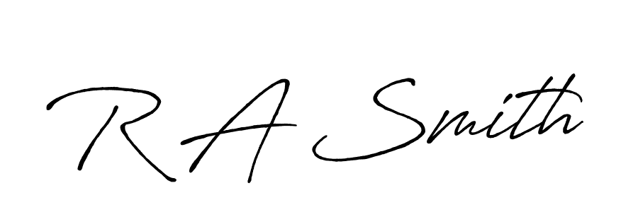 How to make R A Smith signature? Antro_Vectra_Bolder is a professional autograph style. Create handwritten signature for R A Smith name. R A Smith signature style 7 images and pictures png