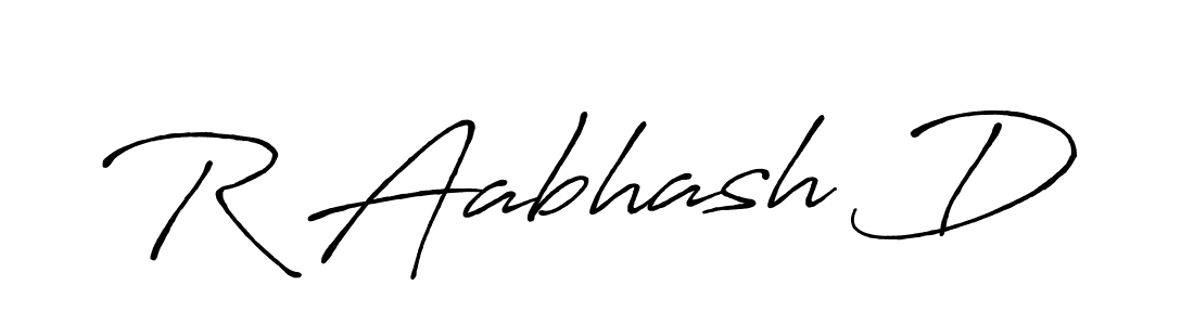 Make a beautiful signature design for name R Aabhash D. Use this online signature maker to create a handwritten signature for free. R Aabhash D signature style 7 images and pictures png