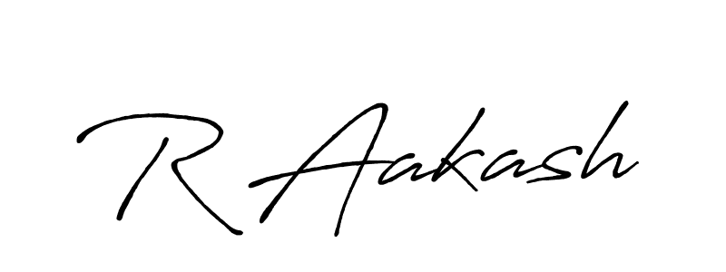 Make a beautiful signature design for name R Aakash. Use this online signature maker to create a handwritten signature for free. R Aakash signature style 7 images and pictures png