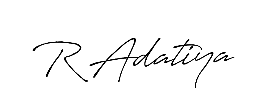 Antro_Vectra_Bolder is a professional signature style that is perfect for those who want to add a touch of class to their signature. It is also a great choice for those who want to make their signature more unique. Get R Adatiya name to fancy signature for free. R Adatiya signature style 7 images and pictures png