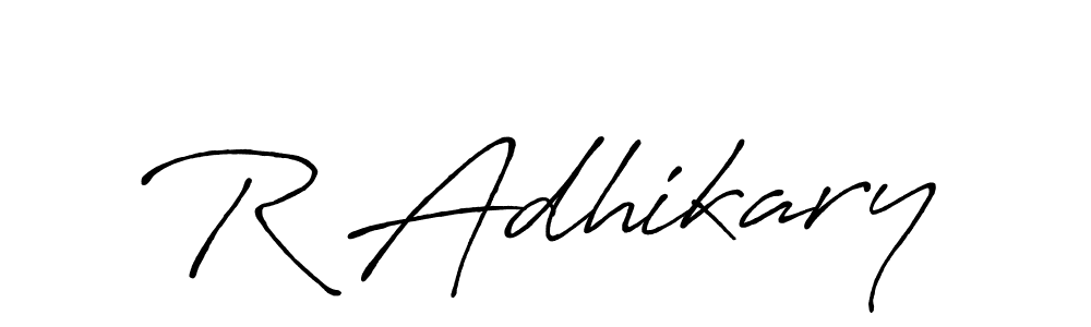 How to Draw R Adhikary signature style? Antro_Vectra_Bolder is a latest design signature styles for name R Adhikary. R Adhikary signature style 7 images and pictures png