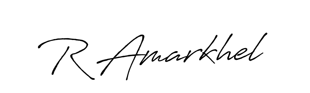 Make a beautiful signature design for name R Amarkhel. Use this online signature maker to create a handwritten signature for free. R Amarkhel signature style 7 images and pictures png